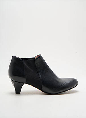 Botine/ghete material neted toc de 4 la 6 cm negru ALEGORY femeie