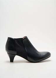 Botine/ghete material neted toc de 4 la 6 cm negru ALEGORY femme