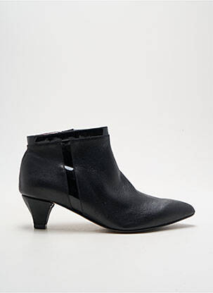 Botine/ghete material neted toc de 4 la 6 cm negru ALEGORY femeie