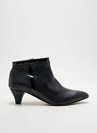 Botine/ghete material neted toc de 4 la 6 cm negru ALEGORY femme