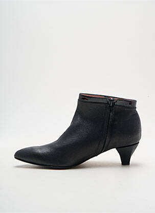 Botine/ghete material neted toc de 4 la 6 cm negru ALEGORY femeie
