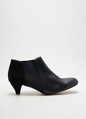 Botine/ghete material neted toc de 4 la 6 cm negru ALEGORY femeie