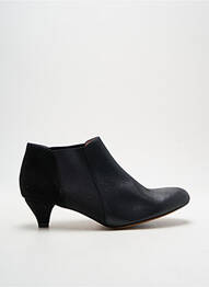 Botine/ghete material neted toc de 4 la 6 cm negru ALEGORY femme