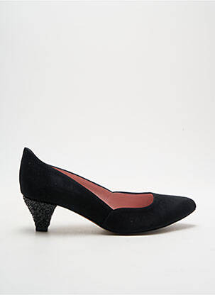 Pantofi cu toc cubanez toc de 4 la 6 cm negru ALEGORY femeie