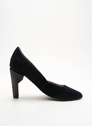 Pantofi cu toc nubuc toc de 7 la 9 cm negru ALEGORY femeie