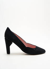 Pantofi cu toc nubuc toc de 7 la 9 cm negru ALEGORY femme