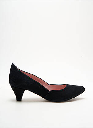 Pantofi cu toc nubuc toc de 4 la 6 cm negru ALEGORY femeie