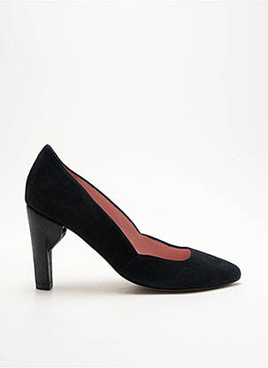 Pantofi cu toc nubuc toc de 7 la 9 cm negru ALEGORY femeie