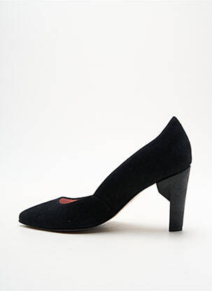 Pantofi cu toc nubuc toc de 7 la 9 cm negru ALEGORY femeie