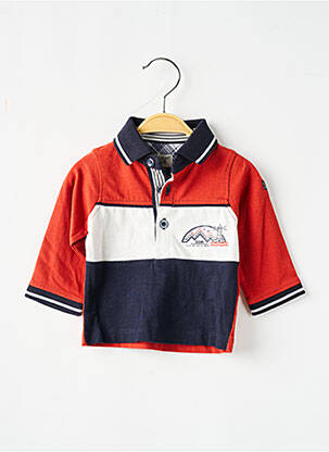 Polo portocaliu ELLE EST OU LA MER băiat