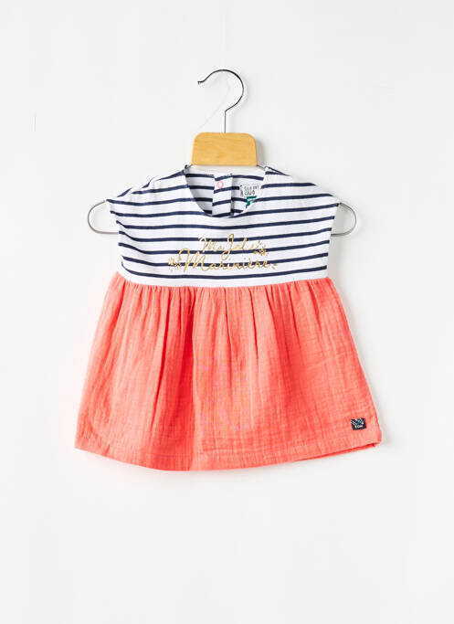 Rochie scurtă portocaliu ELLE EST OU LA MER fată