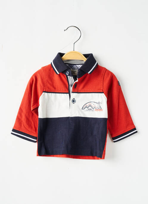 Polo portocaliu ELLE EST OU LA MER băiat