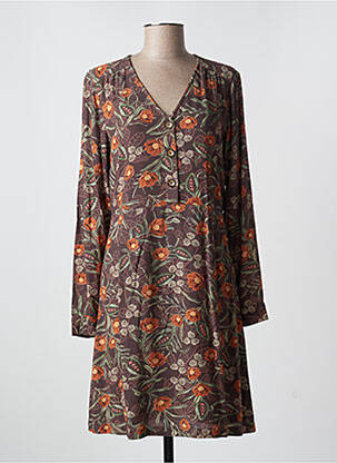 Rochie midi maro INDI & COLD femeie