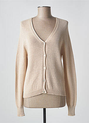 Vestă cu mâneci lungi bej INDI & COLD femeie