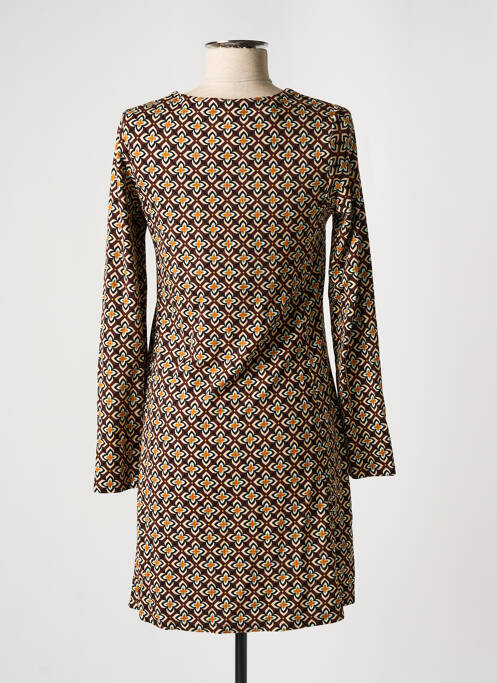 Rochie scurtă maro SURKANA femeie