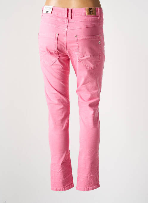 Pantalon slim roz KAROSTAR femeie