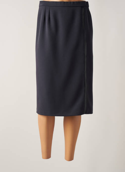 Fustă midi albastru GEVANA femeie