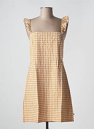 Rochie midi bej PETITE LUCETTE femeie