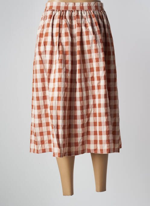 Fustă midi maro PETITE LUCETTE femeie