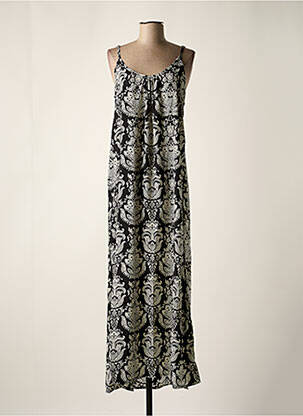 Rochie lungă negru LARA-ETHNICS femeie