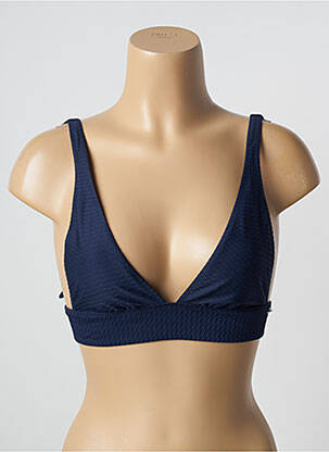 Sutien de costum de baie elasticitate top triunghiuri albastru BANANA MOON femeie