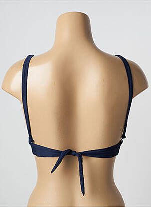Sutien de costum de baie elasticitate top triunghiuri albastru BANANA MOON femeie