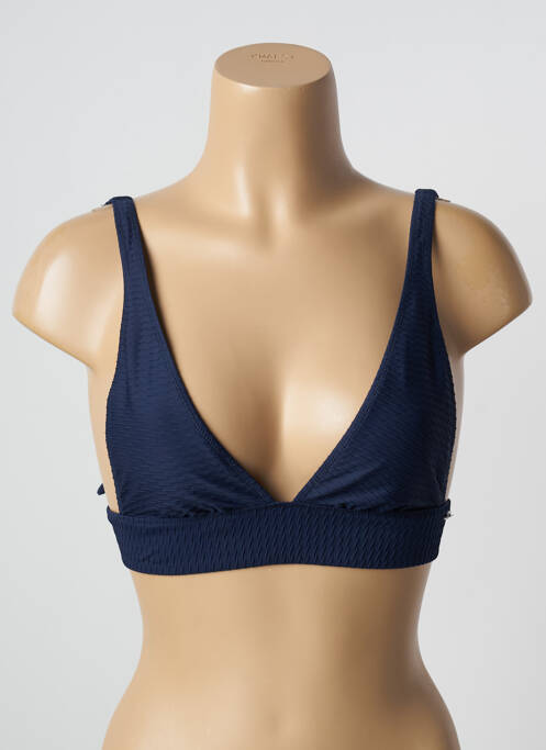 Sutien de costum de baie elasticitate top triunghiuri albastru BANANA MOON femme