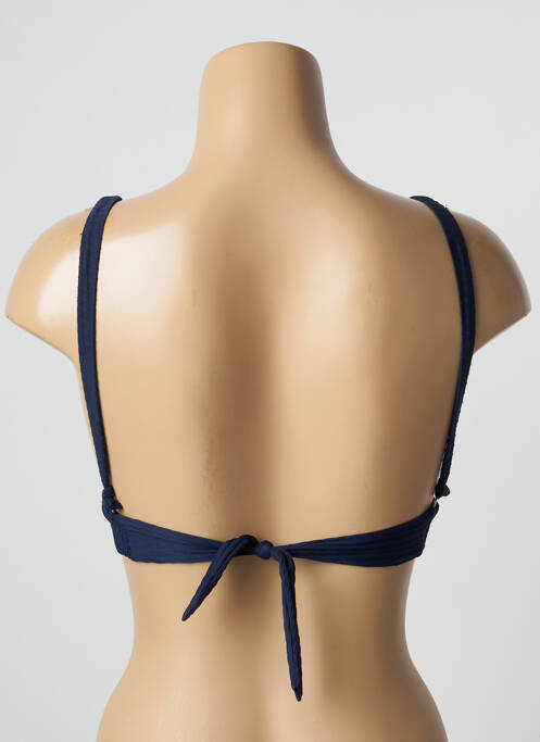 Sutien de costum de baie elasticitate top triunghiuri albastru BANANA MOON femme