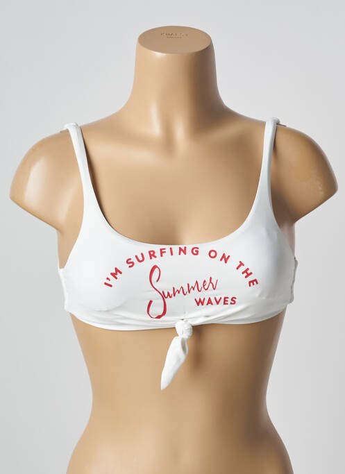 Sutien de costum de baie alb BANANA MOON femeie