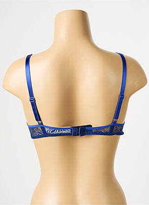 Sutien efect material satinat top sutien modelat albastru PASSIONATA femeie
