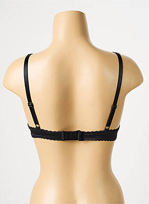 Sutien efect material satinat top sutien push-up negru PASSIONATA femeie