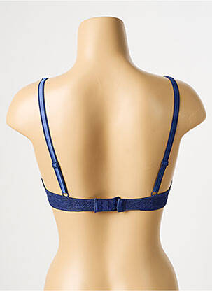 Sutien efect material satinat top sutien modelat albastru PASSIONATA femeie