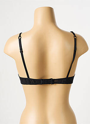 Sutien efect material satinat top sutien modelat negru PASSIONATA femeie