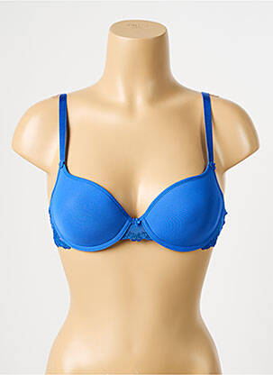 Sutien efect material satinat top sutien modelat albastru PASSIONATA femeie
