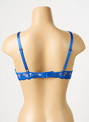 Sutien efect material satinat top sutien modelat albastru PASSIONATA femeie