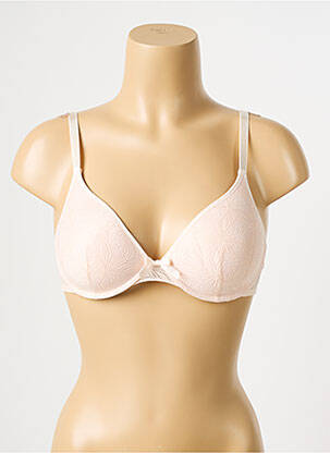 Sutien efect material satinat top sutien modelat roz PASSIONATA femeie