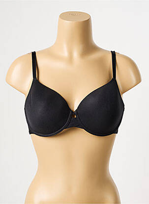 Sutien efect material satinat top sutien modelat negru CHANTELLE femeie