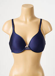 Sutien efect material satinat top sutien modelat albastru CHANTELLE femme
