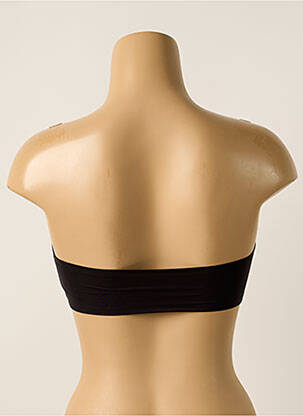 Sutien efect material satinat top bentiță negru PASSIONATA femeie