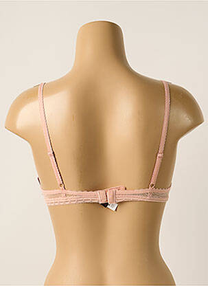 Sutien efect material satinat top sutien push-up roz PASSIONATA femeie