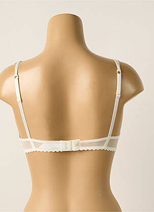 Sutien efect material satinat top sutien push-up bej PASSIONATA femeie