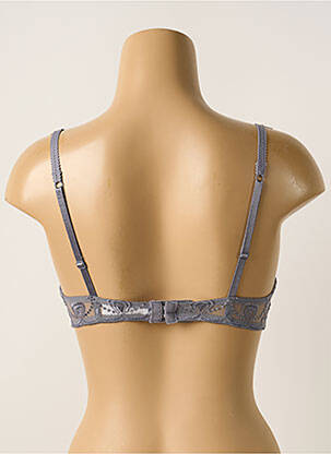 Sutien efect material satinat top sutien push-up gri PASSIONATA femeie