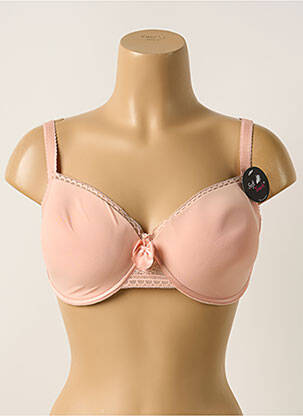 Sutien efect material satinat top sutien modelat roz PASSIONATA femeie