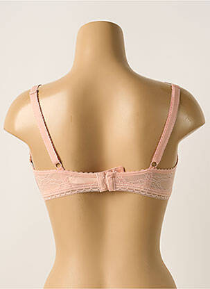 Sutien efect material satinat top sutien modelat roz PASSIONATA femeie