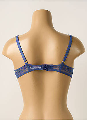 Sutien efect material satinat top sutien modelat albastru PASSIONATA femeie
