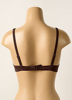 Sutien efect material satinat top sutien modelat maro VALEGE femeie