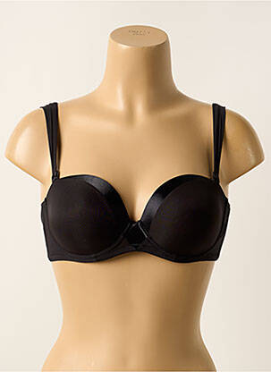 Sutien efect material satinat top sutien modelat negru SIMONE PERELE femeie
