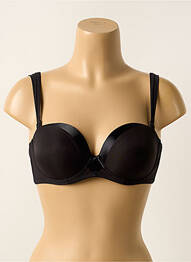Sutien efect material satinat top sutien modelat negru SIMONE PERELE femme