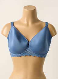 Sutien efect material satinat top sutien modelat albastru SIMONE PERELE femme