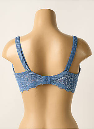 Sutien efect material satinat top sutien modelat albastru SIMONE PERELE femeie